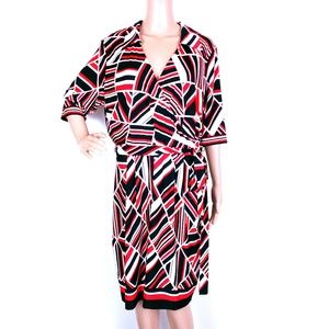 Studio One New York Women Wrap Dress Drawstring Size L - NWT